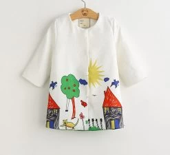 Girls Coats And Jackets Kids Spring Children Jackets For Girls Clothes Cartoon Print Design Girls Jackets