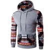 Hoodies Men Hombre Hip Hop Male Hoodie Digital Printing Sweatshirt Suit Mens Splice Slim Fit Men Hoody XXL QMCG