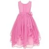 Girl Dress For Wedding Irregular Ruffled Summer Party Princess Dresses Chiffon Children Clothing Kids Clothes
