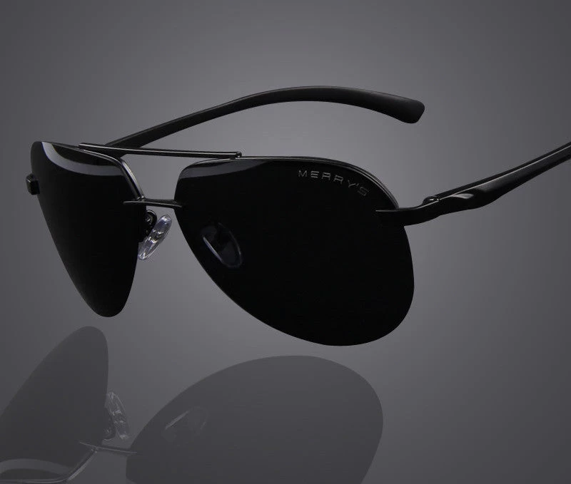 Men 100% Polarized Aluminum Alloy Frame Sunglasses Fashion Men's Driving Sunglasses S'8281