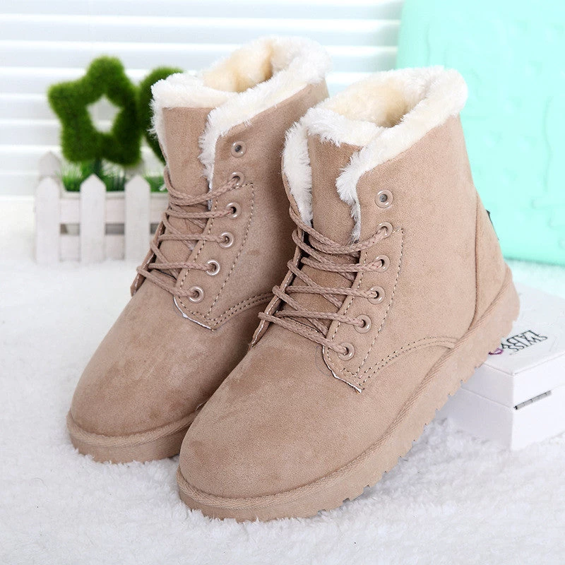 Women Boots Winter Boots Warm Snow Boots Fashion Platform Shoes Women Fashion Ankle Boots - Image 3