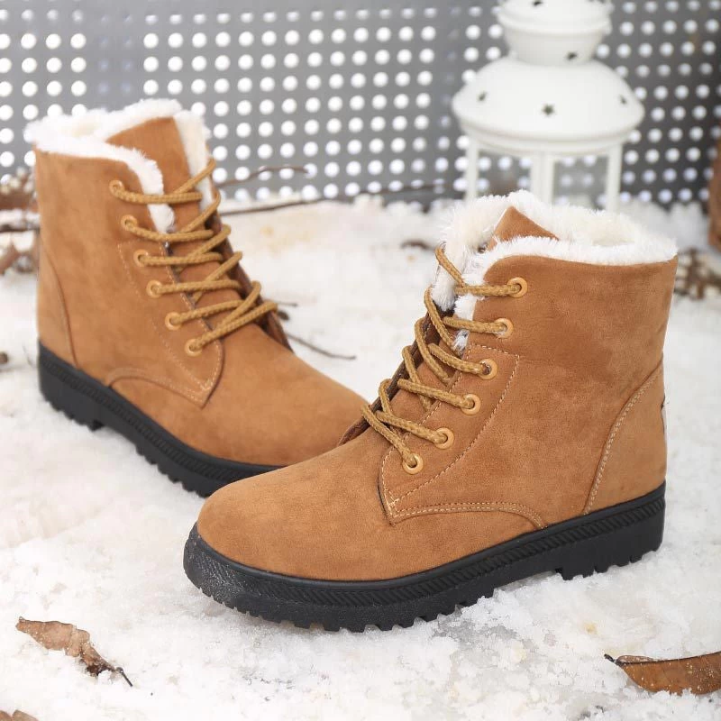 Women Boots Winter Boots Warm Snow Boots Fashion Platform Shoes Women Fashion Ankle Boots - Image 4