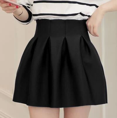 High Waist Women Skater Skirt Spring AutumnJoker Black Wine Red Purple Skirts Womens Saia Korean Style Ball Gown Faldas - Image 2