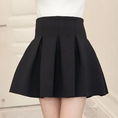 High Waist Women Skater Skirt Spring AutumnJoker Black Wine Red Purple Skirts Womens Saia Korean Style Ball Gown Faldas - Image 4