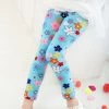 2-7years Kids Fashion Cute Cat Leggings Girls Lovely Flower Leggings Children Long Sleeve Skinny Pants