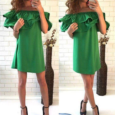 Sexy Women Summer Sleeveless Party Cocktail Short Mini Dress Beach Dress - Image 3