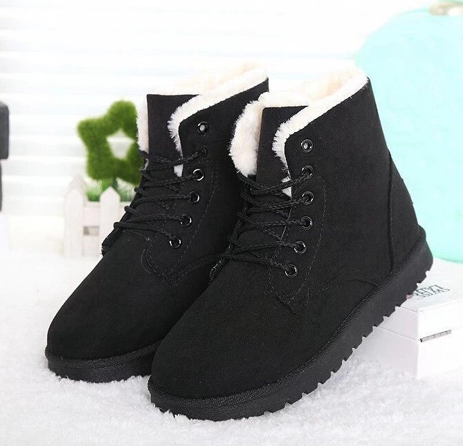 Women Boots Fashion Snow Shoes Women Winter Boots Warm Fur Ankle Boots For Women Winter Shoes - Image 5
