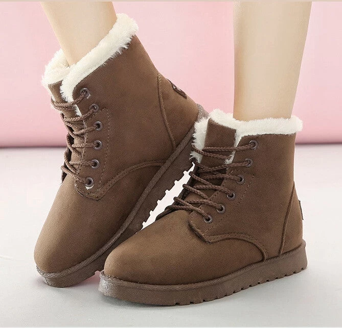 Women Boots Fashion Snow Shoes Women Winter Boots Warm Fur Ankle Boots For Women Winter Shoes - Image 7