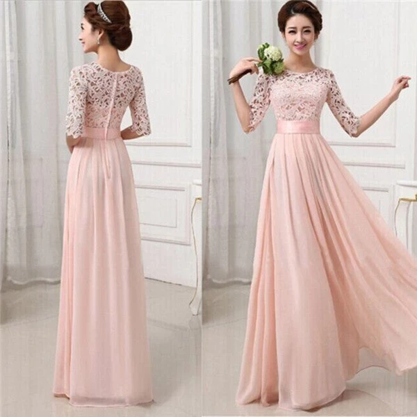 Women Long Sexy Evening Party Ball Prom Gown Formal Dresses - Image 5
