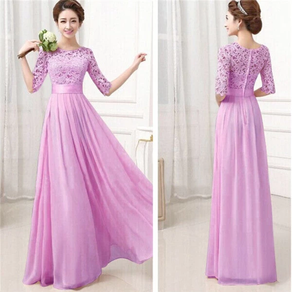 Women Long Sexy Evening Party Ball Prom Gown Formal Dresses - Image 6