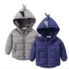Children Coat Kids Jacket Boys Outerwear Child Trench Dinosaur Cartoon Colourful Clothing Baby Kids Clothes