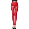 Thicken Winter PU Leather Women Pants High Waist Elastic Fleece Stretch Slim Woman Pencil Pants Skinny Trousers 25 Colors