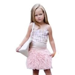Princess Style Baby Girls Tutu Skirts Girl Pink Tassel Tutus For Party Children Spring Summer Pettiskirts Kids Casual Clothing