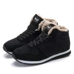 Fashion Men Women Winter Snow Boots Keep Warm Boots Plush Ankle Boot Snow Work Shoes Men's Women's Outdoor Snow Boots 36-47